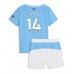 Manchester City Nico Gonzalez #14 Hjemmedraktsett Barn 2025-26 Kortermet (+ Korte bukser)